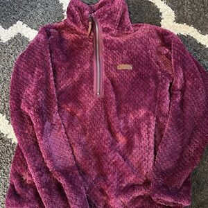Columbia Plush Fleece in Deep Magenta